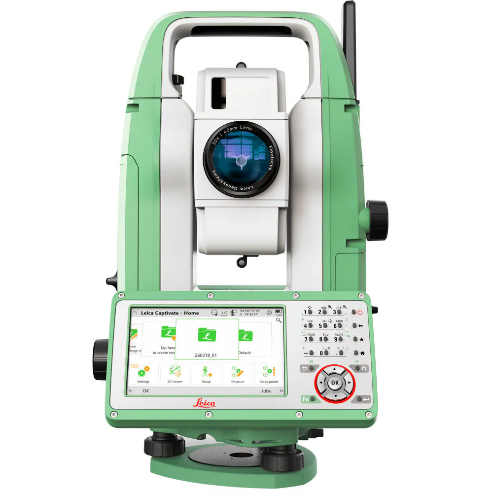 Тахеометр Leica TS10 R500 5″
