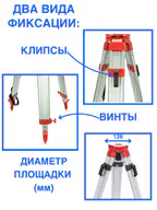 Комплект 3 в 1: оптический нивелир CST/Berger SAL 32 ND, рейка 4 м и штатив 5