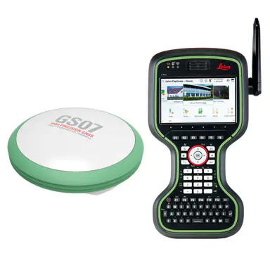 Комплект RTK ровер Leica GS07, CS20 Disto + Radio