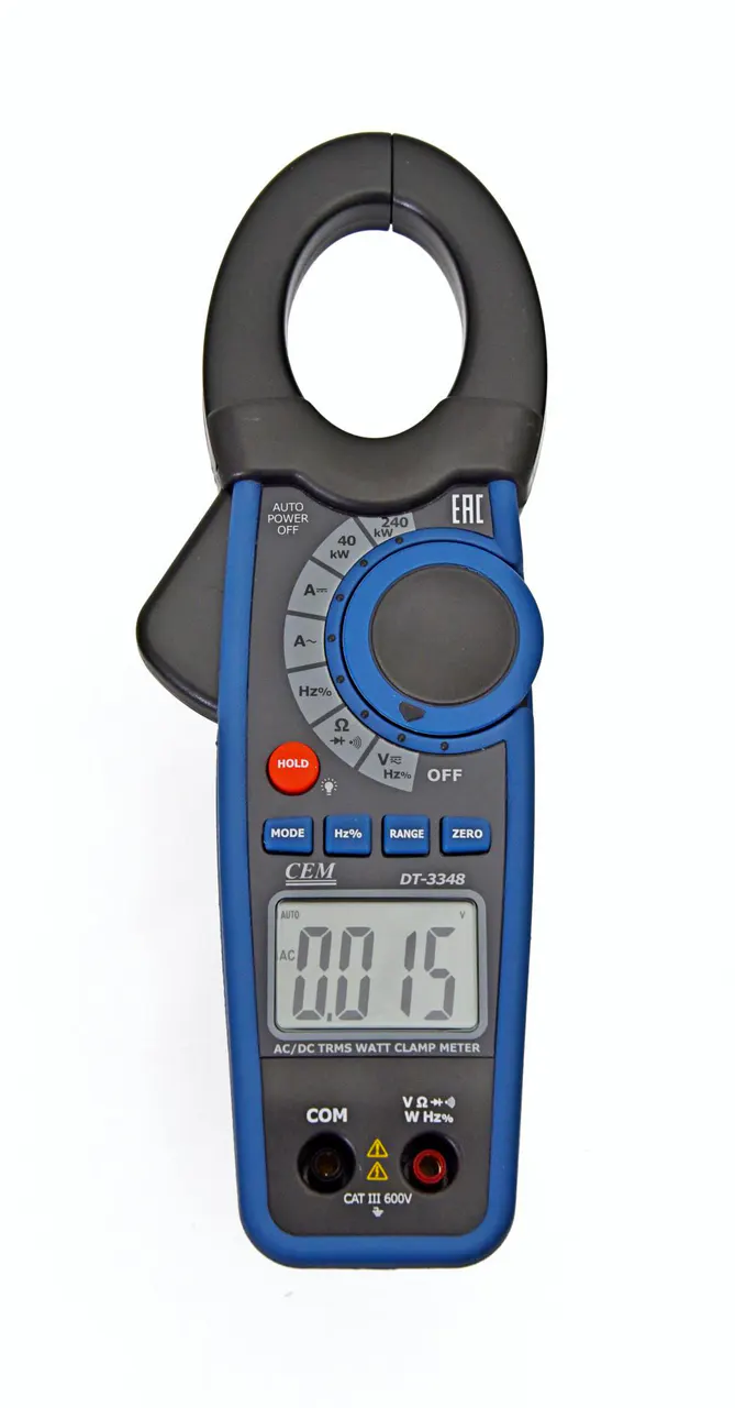 DT-3348 Клещи электроизмерительные, ваттметр