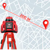 Ротационный лазерный нивелир CONDTROL Rotech HVR, 400 метров 6